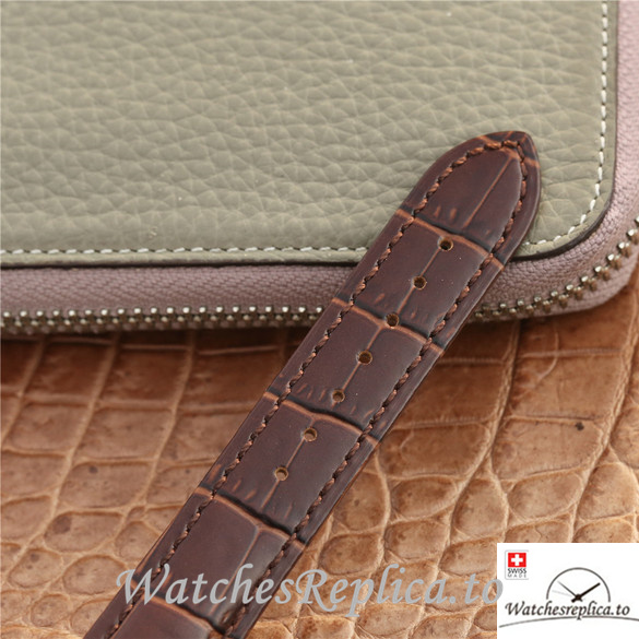 Swiss Rolex Day-Date Replica 118135 Leather strap 36MM - WatchesReplica.is