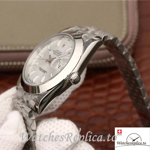Swiss Rolex Datejust Replica 126300-0004 Stainless steel strap 41MM - WatchesReplica.is