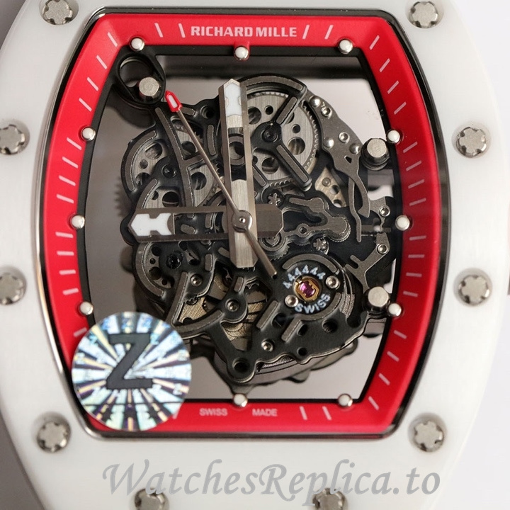 Richard Mille Replica RM055 Rubber strap 50MM - WatchesReplica.is