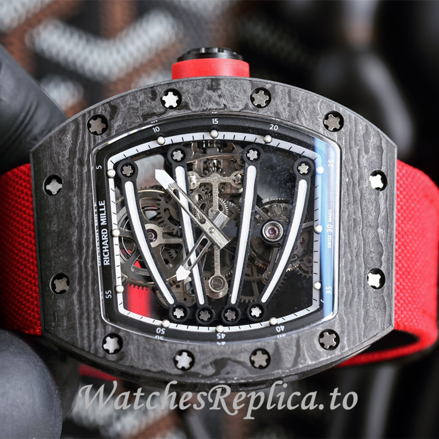 Richard Mille Replica RM59-01 Canvas strap 50MM - WatchesReplica.is