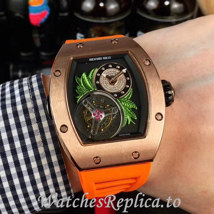 Richard Mille Replica RM19 Rubber strap 50MM - WatchesReplica.is