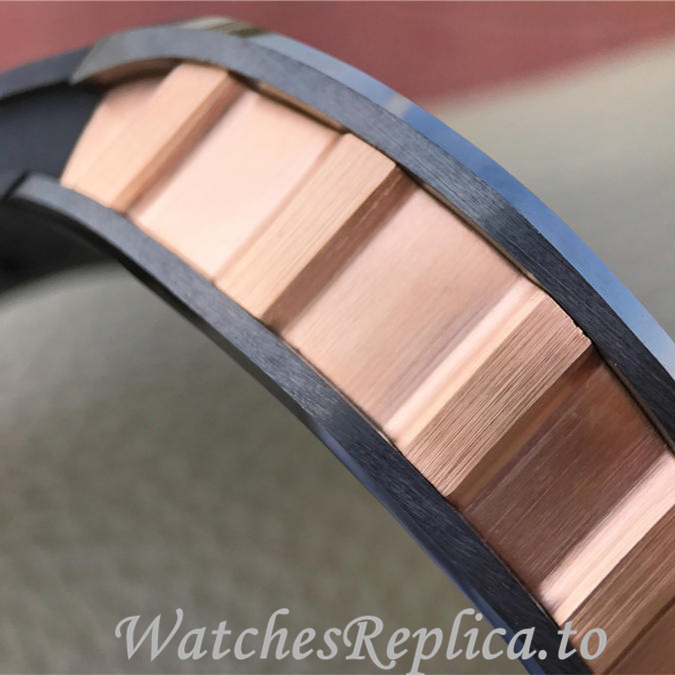 Richard Mille Replica RM011 Rubber strap 50MM - WatchesReplica.is