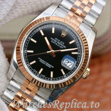 Swiss Rolex Datejust Replica 126331 Stainless steel strap 36MM - WatchesReplica.is