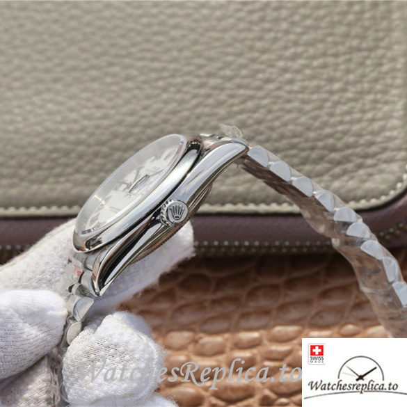Swiss Rolex Datejust Replica 116200 Stainless steel strap 36MM - WatchesReplica.is