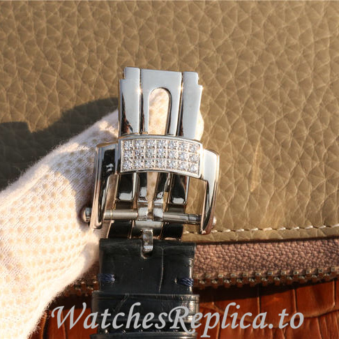 Patek Philippe Replica Nautilus Leather strap 40MM - WatchesReplica.is