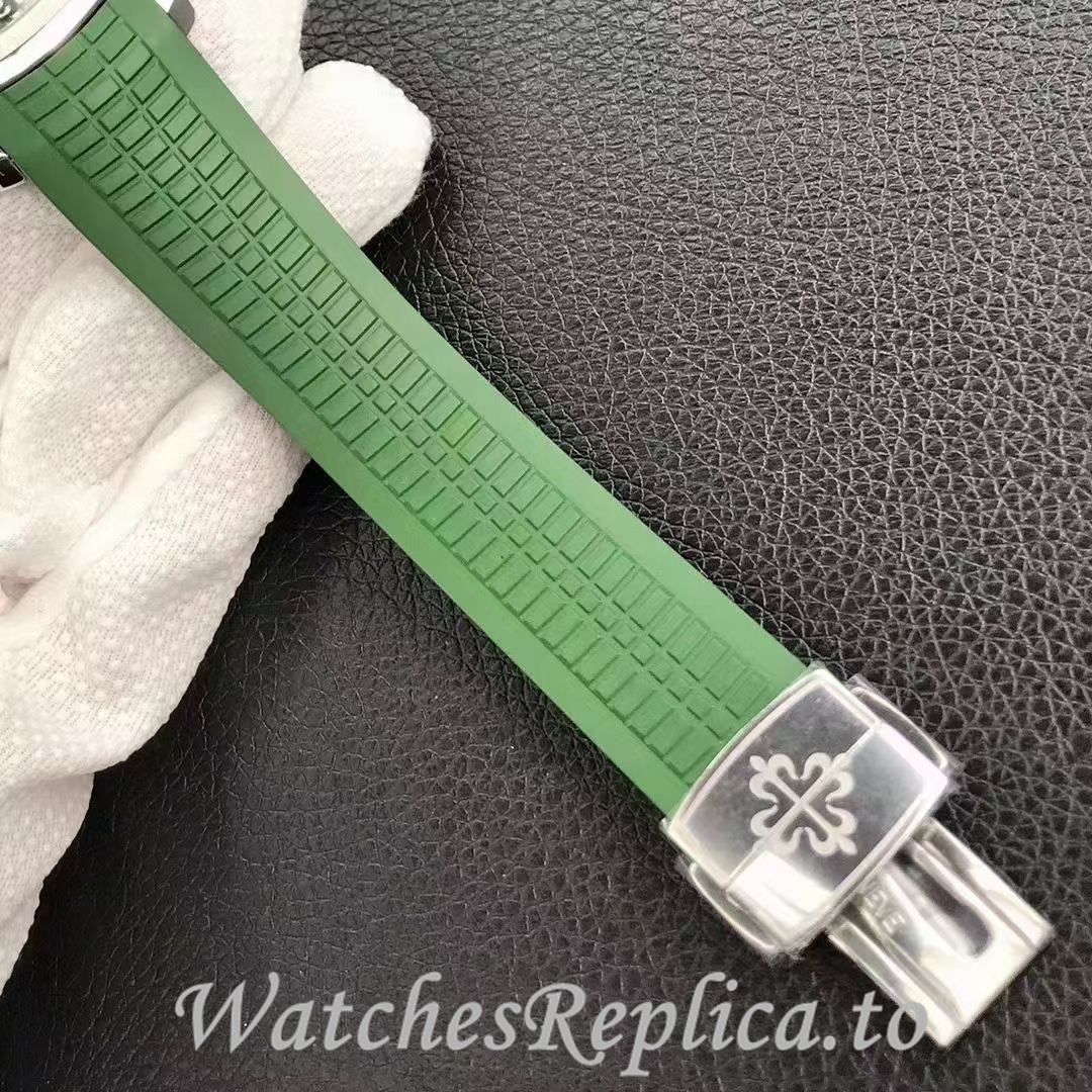 Patek Philippe Replica Aquanaut 5168G Rubber strap 40MM - WatchesReplica.is