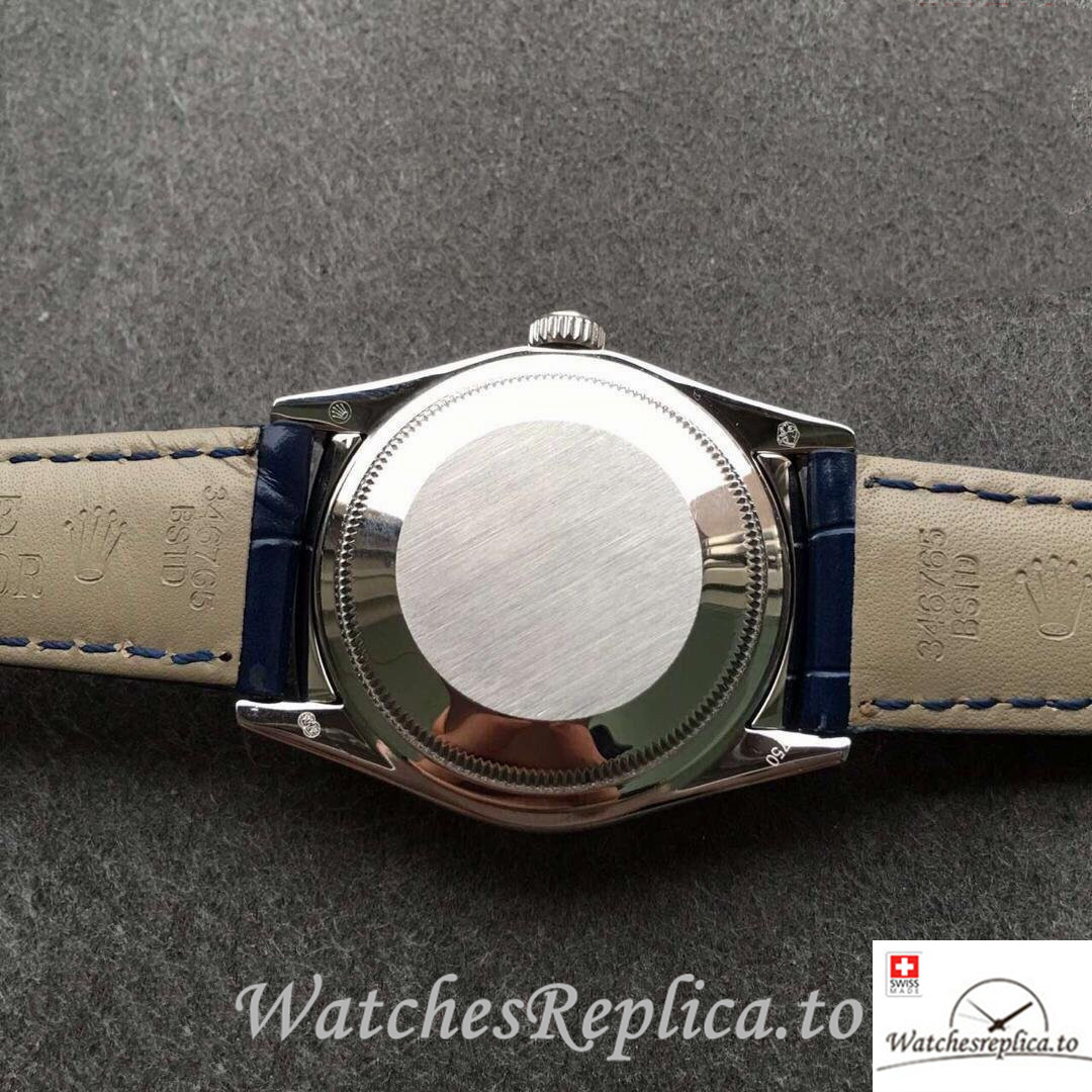 Swiss Rolex Day Date 118138 Leather strap 36MM - WatchesReplica.is