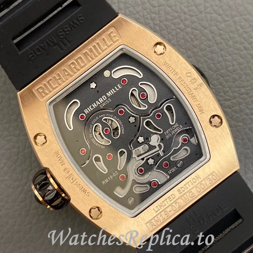 Richard Mille Replica RM19-02 Rubber strap 50MM - WatchesReplica.is