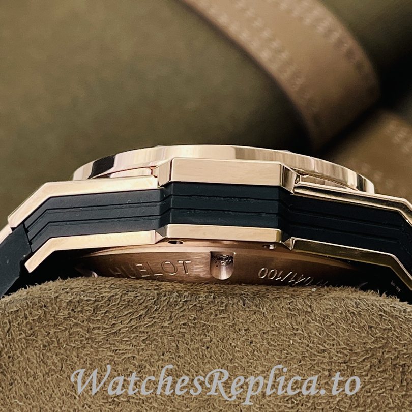 Hublot Replica Big Bang Sang Bleu II Rubber strap 45MM - WatchesReplica.is