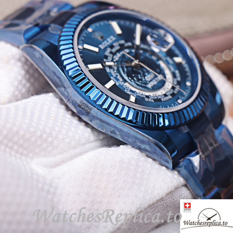 Swiss Rolex Sky Dweller Replica 326934 Stainless steel strap 40MM - WatchesReplica.is