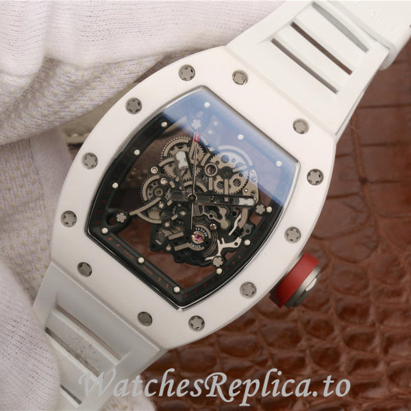 Richard Mille Replica RM055 Rubber strap 50MM - WatchesReplica.is