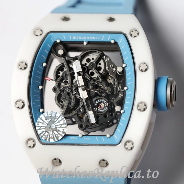 Richard Mille Replica RM055 Rubber strap 50MM - WatchesReplica.is