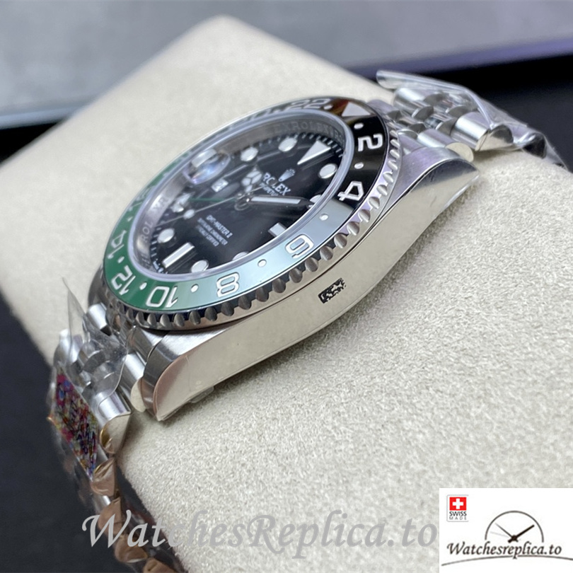 Swiss Rolex GMT Master Replica 126720 Stainless steel strap 40MM - WatchesReplica.is