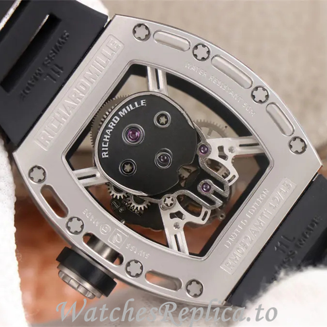 Richard Mille Replica RM52-01 Rubber strap 50MM - WatchesReplica.is