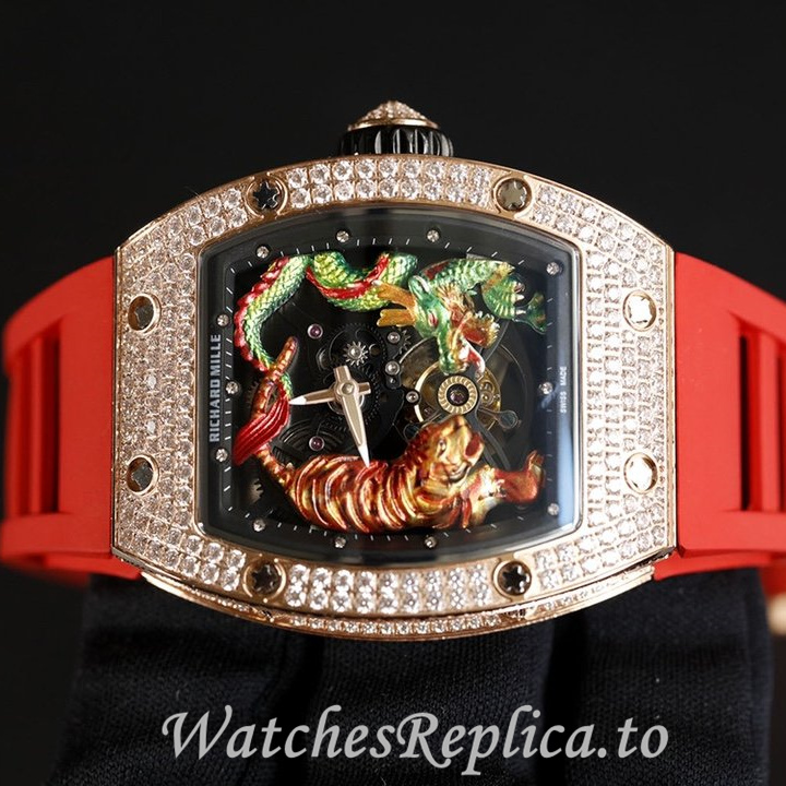 Richard Mille Replica RM51-01 Rubber strap 50MM - WatchesReplica.is