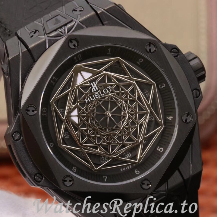 Hublot Replica 415.NX.1112.VR.MXM16 Rubber strap 45MM - WatchesReplica.is