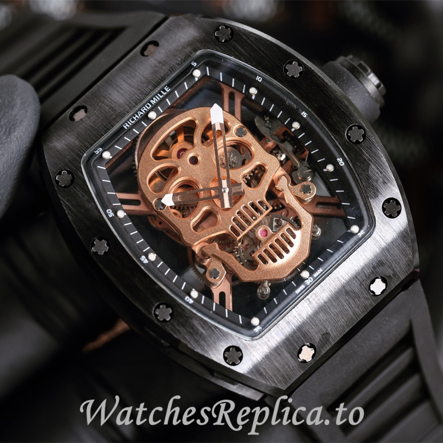 Richard Mille Replica RM052 Rubber strap 50MM - WatchesReplica.is