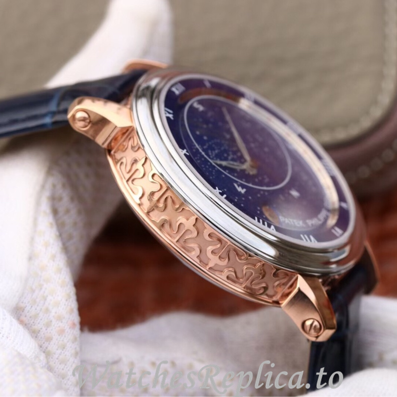 Patek Philippe Replica Complications 5102 Leather strap 43MM - WatchesReplica.is