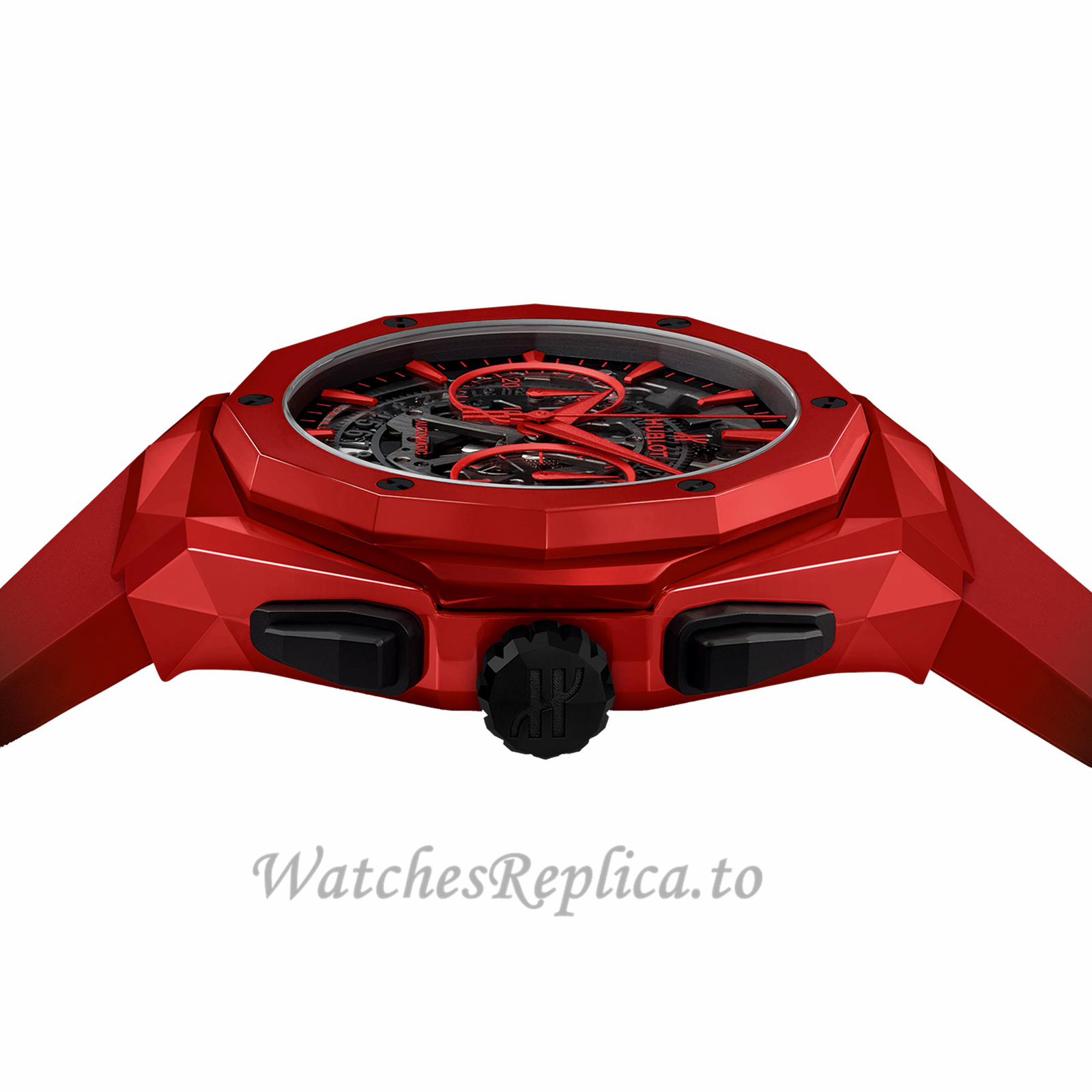 Hublot Replica Classic Fusion Aerofusion Red Ceramic Automatic 45mm - WatchesReplica.is