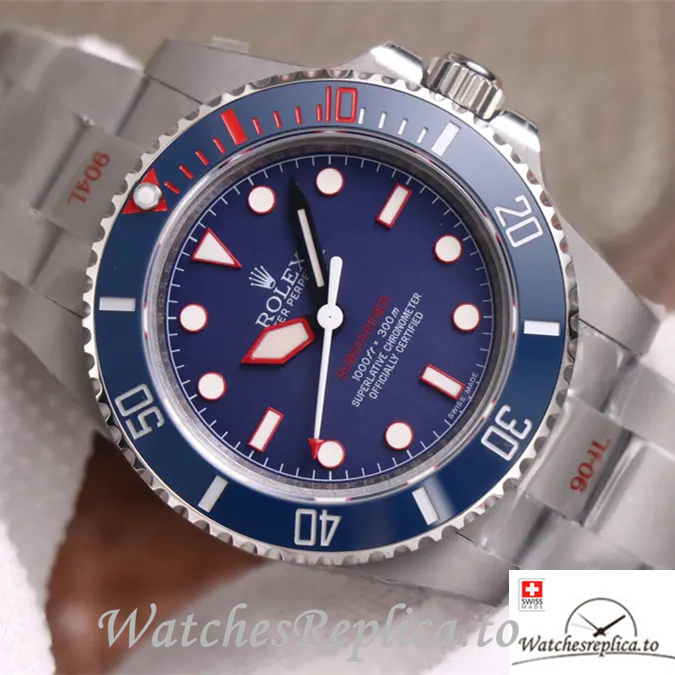 Swiss Rolex Submariner Replica 114060 Stainless steel strap 40MM - WatchesReplica.is