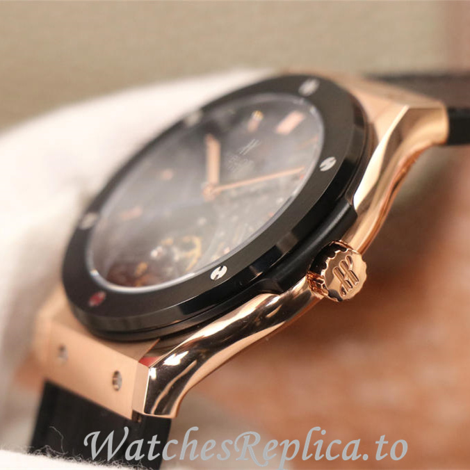 Hublot Replica Classic Fusion Series Leather strap 45MM - WatchesReplica.is