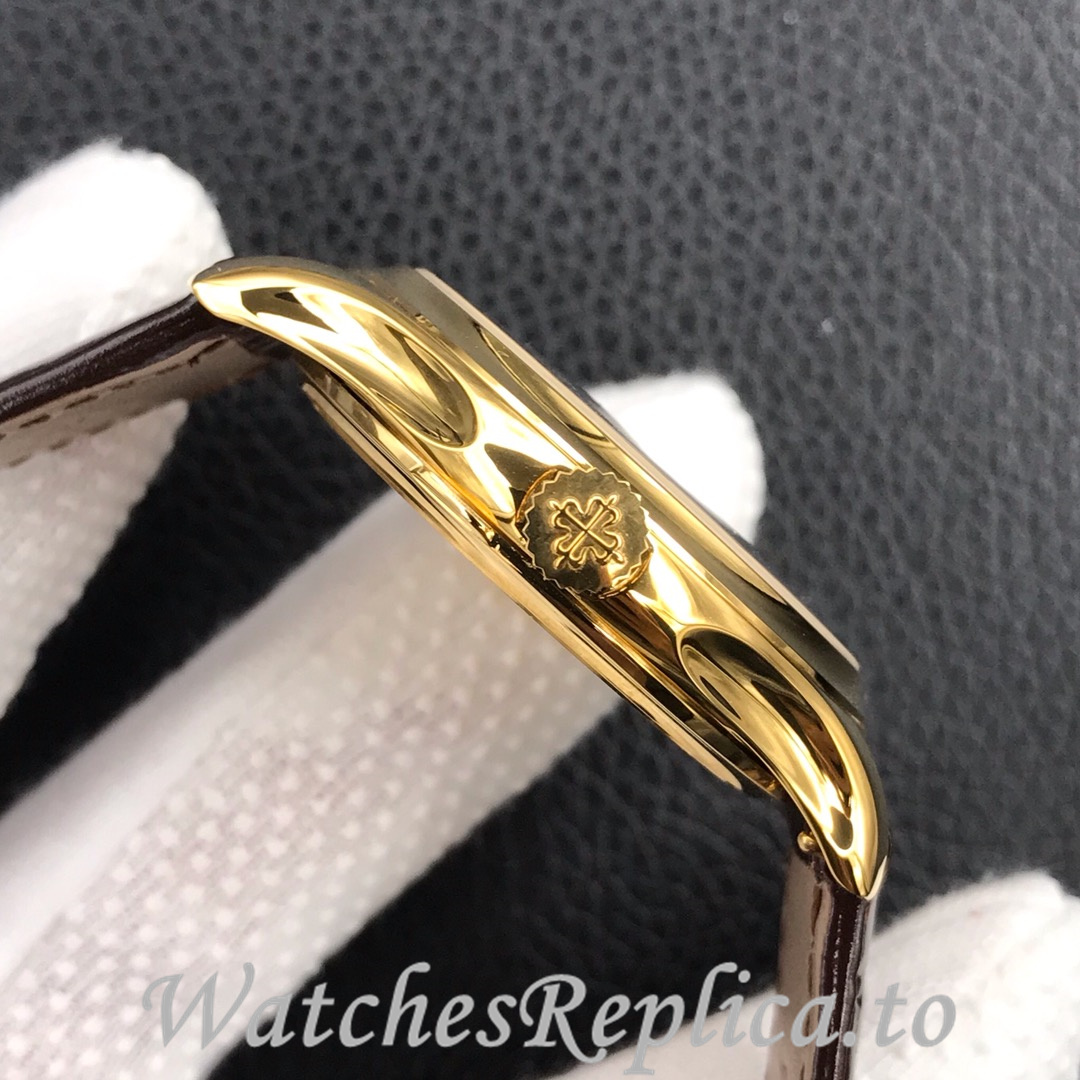 Patek Philippe Replica Calatrava 5227 Leather strap 39MM - WatchesReplica.is