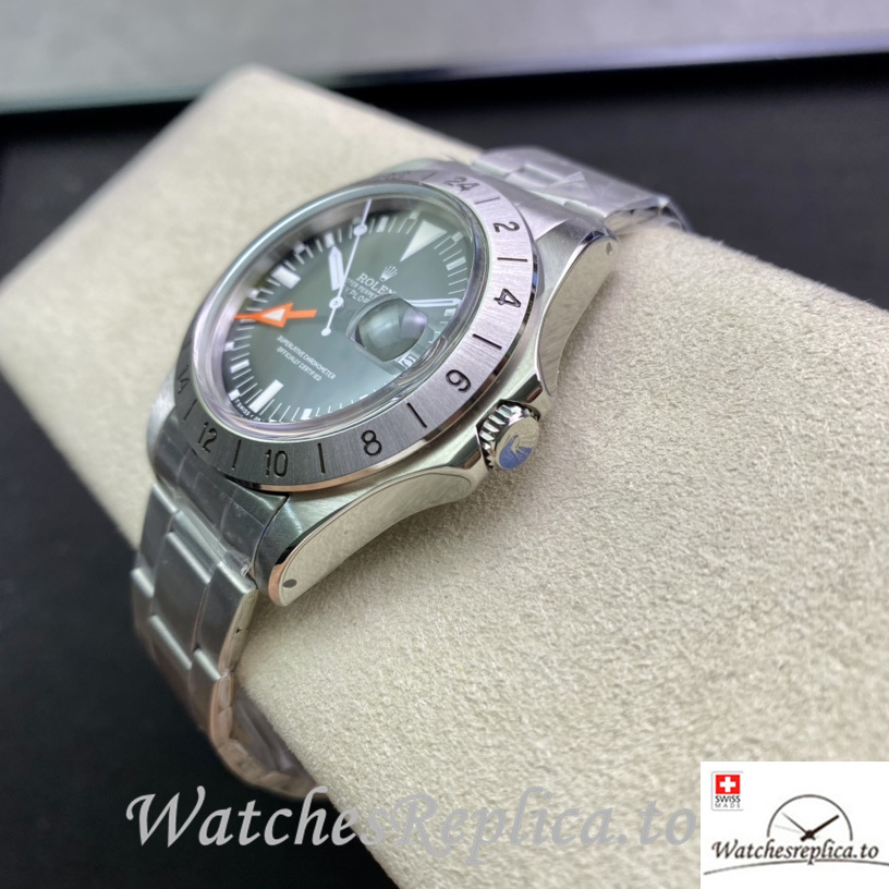 Swiss Rolex Explorer Replica 1655 Stainless steel strap 40MM - WatchesReplica.is