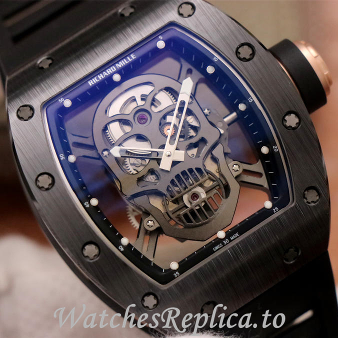 Richard Mille Replica RM052 Rubber strap 50MM - WatchesReplica.is