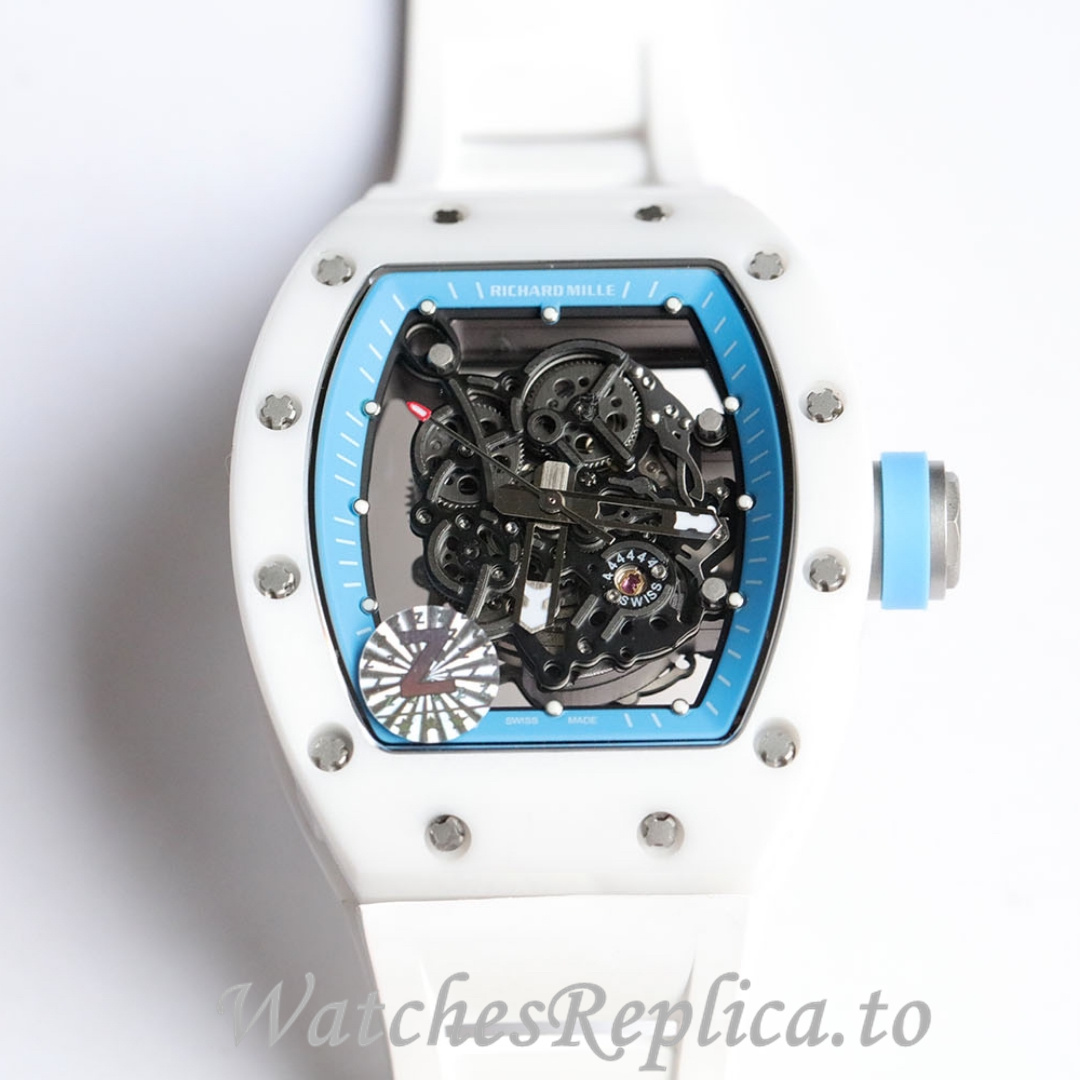 Richard Mille Replica RM055 Rubber strap 50MM - WatchesReplica.is