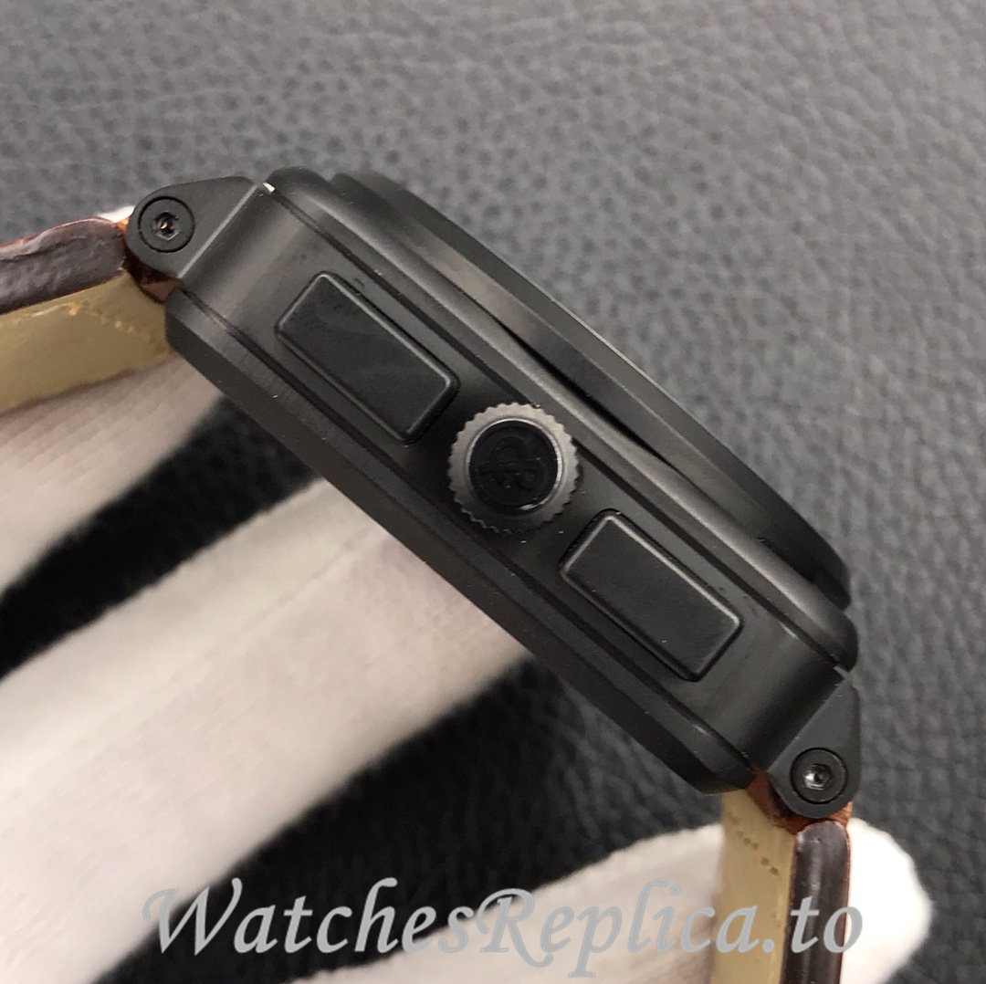 Bell Ross Replica BR 03 BR03-94 Leather strap 42MM - WatchesReplica.is