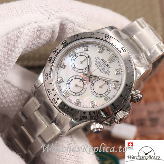Swiss Rolex Daytona Replica 116509 Stainless steel strap 40MM - WatchesReplica.is