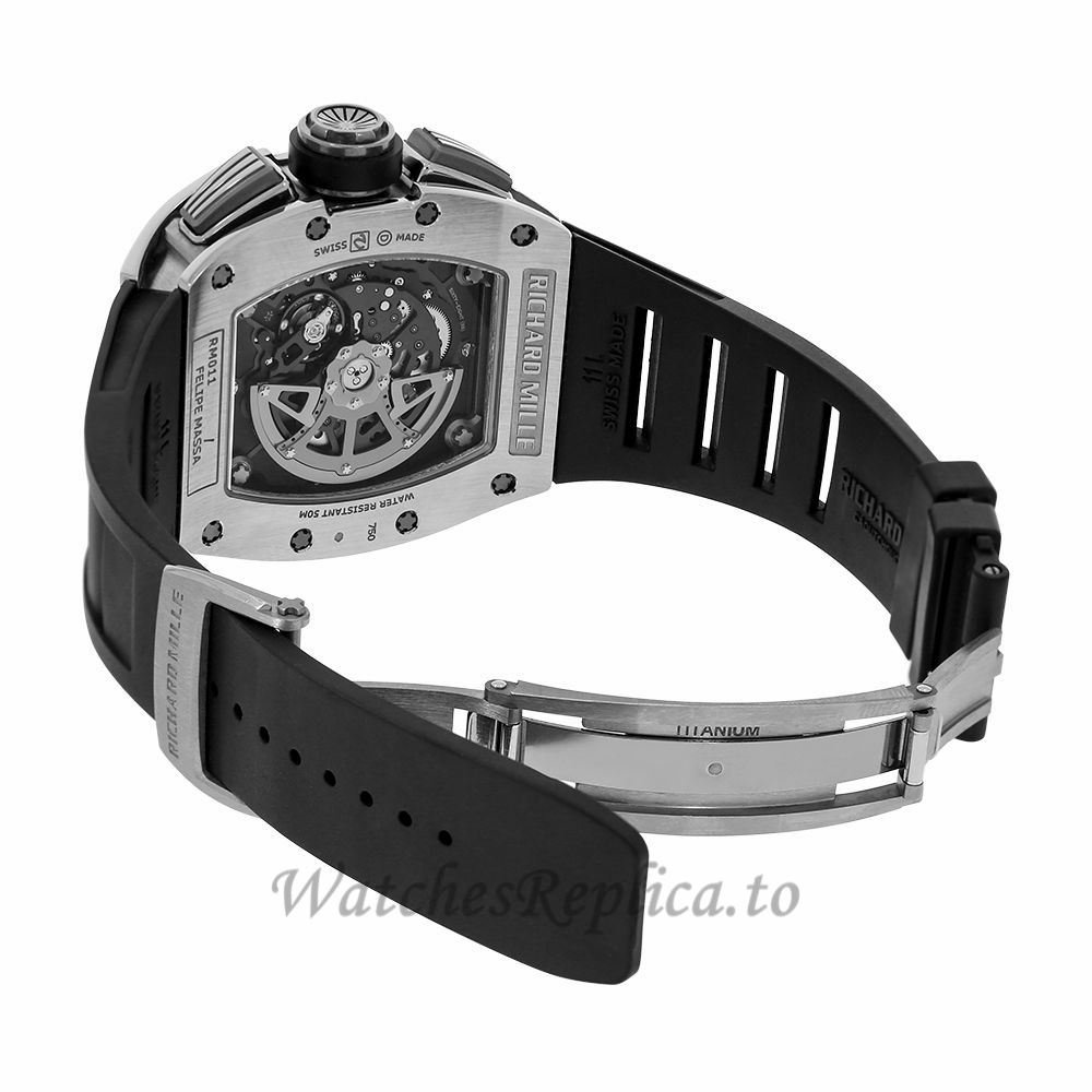 Richard Mille Replica Felipe Massa Titanium Flyback Chronograph 50MM M01107029 - WatchesReplica.is