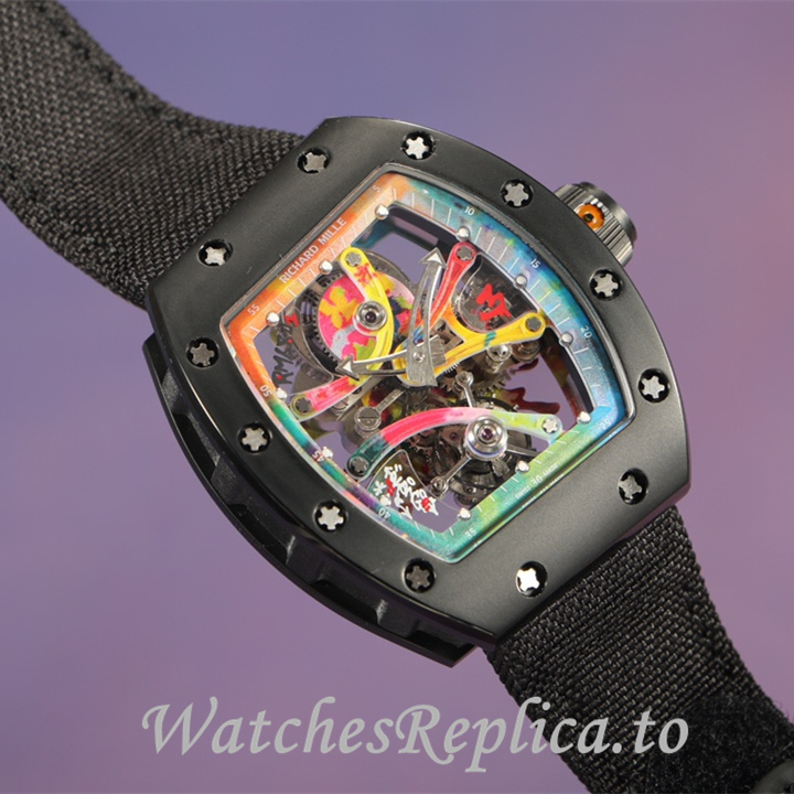 Richard Mille Replica RM68-01 Canvas strap 51MM - WatchesReplica.is
