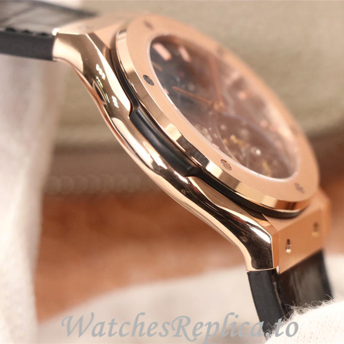 Hublot Replica Classic Fusion Series Leather strap 45MM - WatchesReplica.is