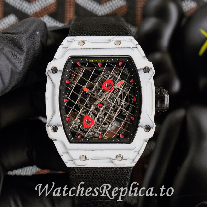 Richard Mille Replica RM27-04 Canvas strap 47.25x38.4MM - WatchesReplica.is