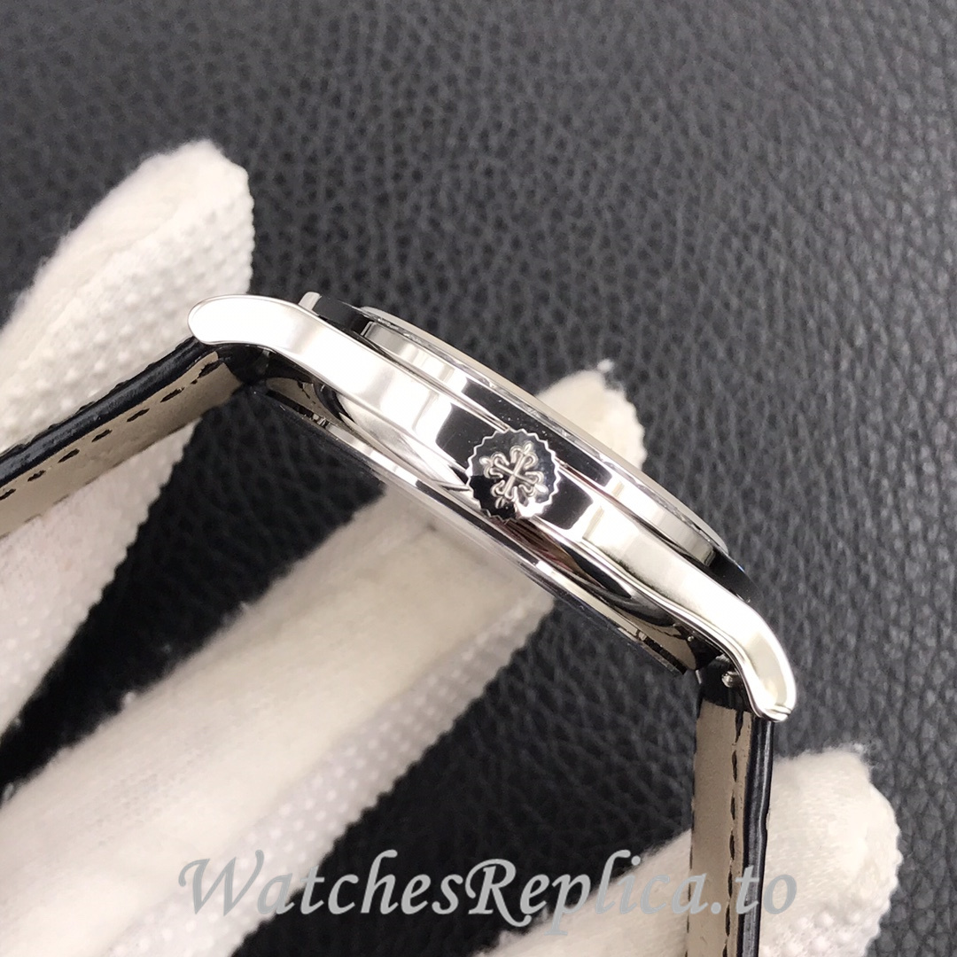 Patek Philippe Replica 5298P Leather strap 38MM - WatchesReplica.is