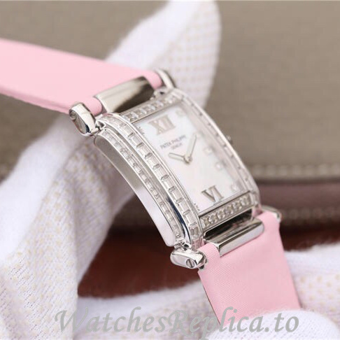 Patek Philippe Replica Twenty-4 Leather strap 30MM - WatchesReplica.is