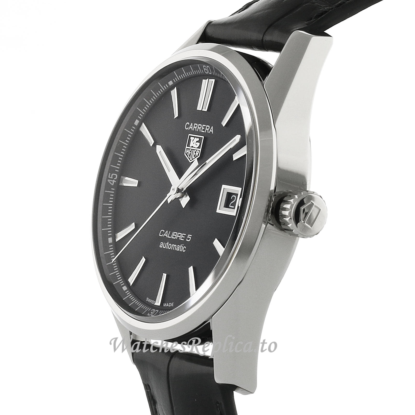 TAG Heuer Replica Carrera Calibre 5 43mm Mens Watch WAR211A.FC6180 - WatchesReplica.is