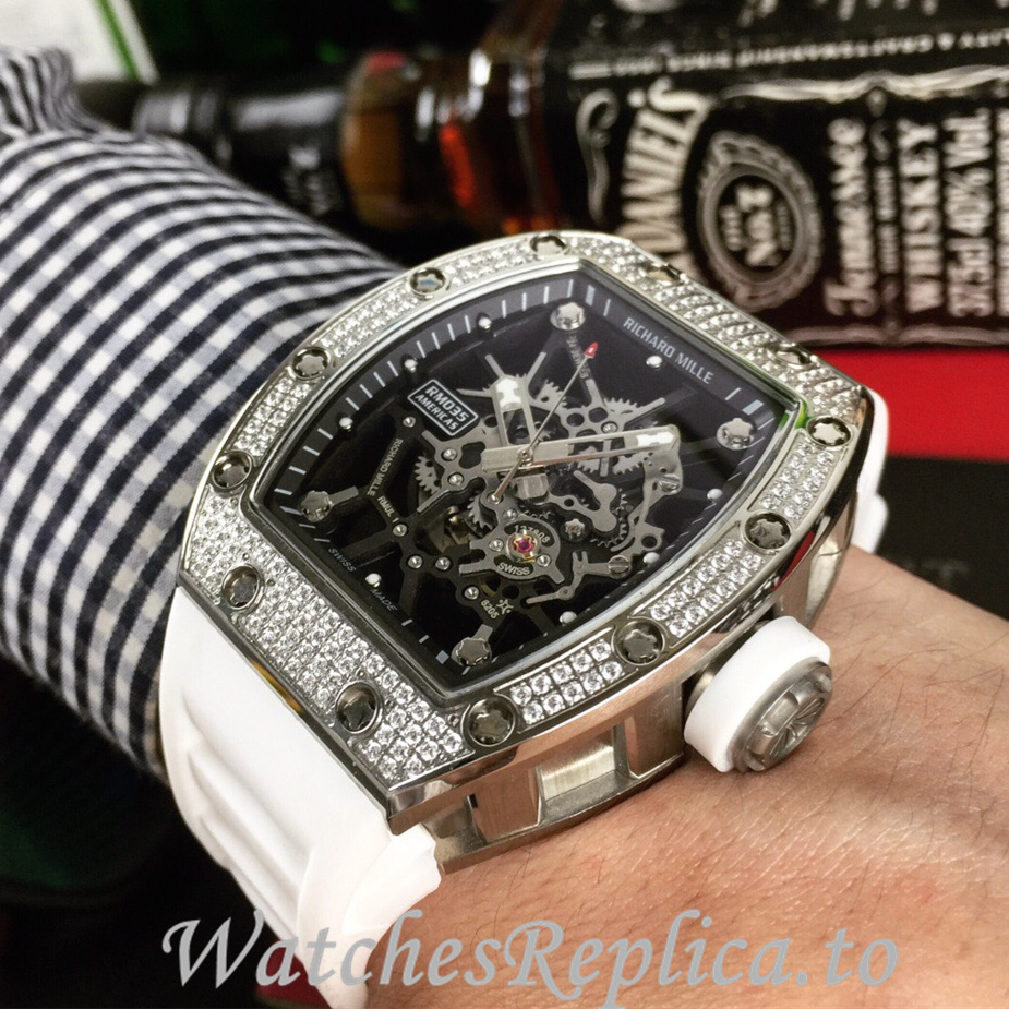 Richard Mille Replica RM035-AMERICA5 Rubber strap 50MM - WatchesReplica.is