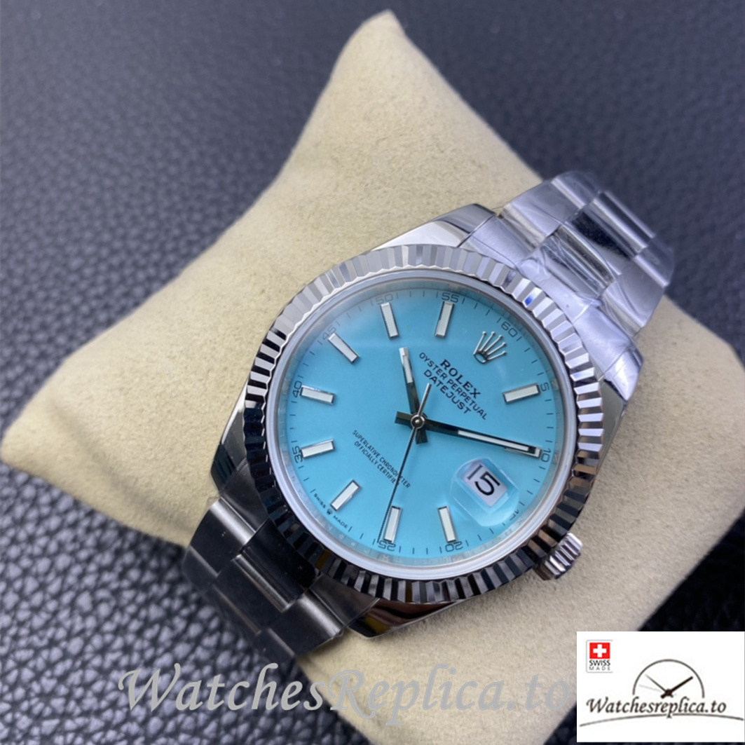 Swiss Rolex Datejust 126334 Replica Stainless steel strap 41MM - WatchesReplica.is
