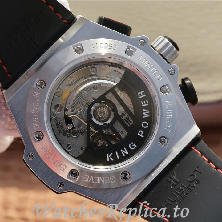 Hublot Replica F1 KING POWER Leather strap 48MM - WatchesReplica.is