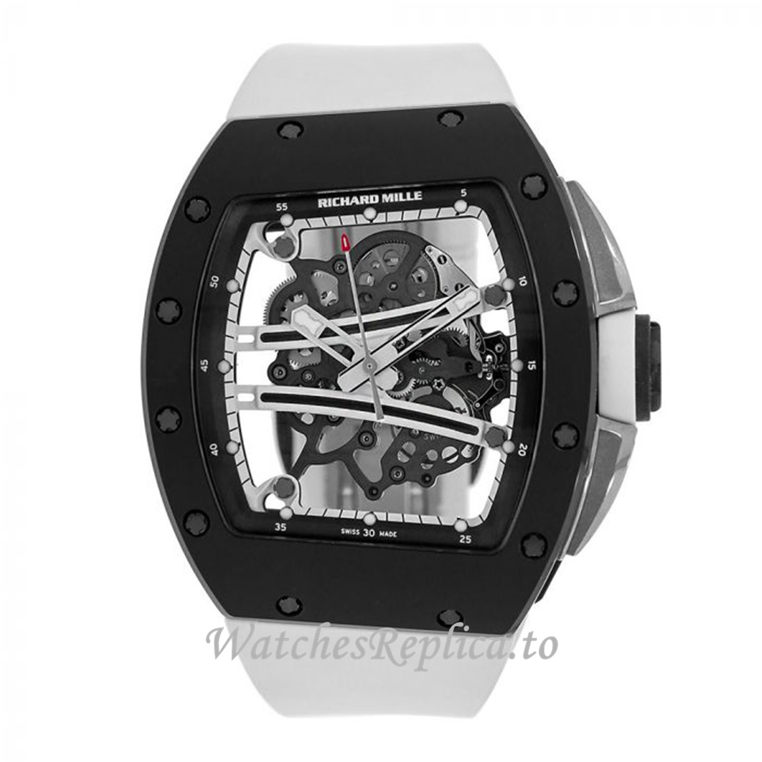 Richard Mille Yohan Blake Monochrome Edition Carbon Ceramic Replica Watch 50MM - WatchesReplica.is