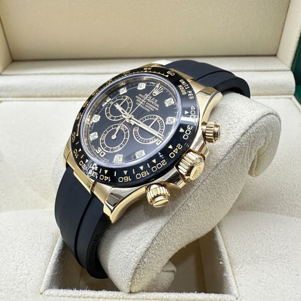 Rolex Replica Daytona Yellow Gold Bracelet Watch 116518LN - WatchesReplica.is