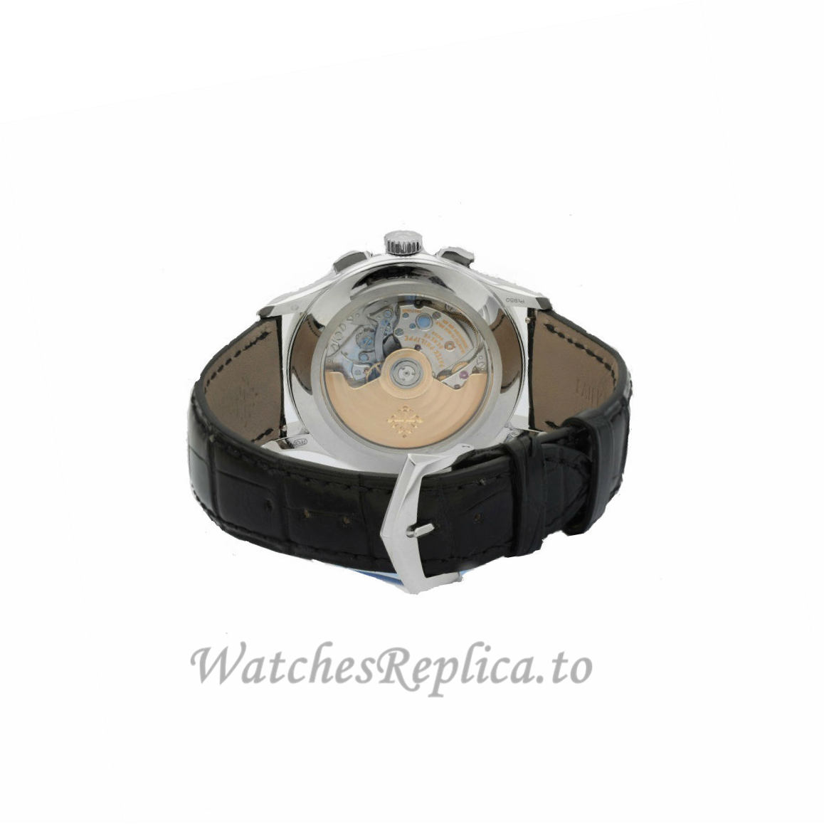 Patek Phillippe Replica Complications Platinum Flyback Chronograph 42MM Watch 5905P010 - WatchesReplica.is