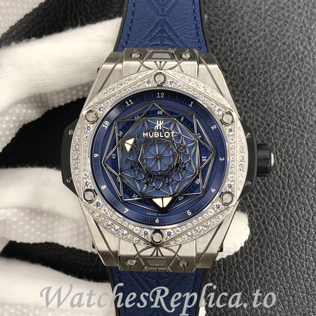 Hublot Replica Big Bang Series Tattoo Rubber strap 45MM - WatchesReplica.is
