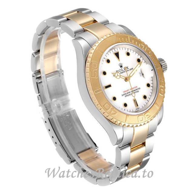 Replica Rolex Yacht-Master 16623-1 35MM Stainless steel strap Mens Watch - WatchesReplica.is