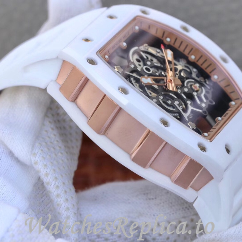 Richard Mille Replica RM055 Rubber strap 50MM - WatchesReplica.is