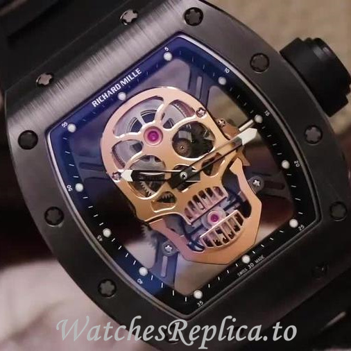 Richard Mille Replica RM052 Rubber strap 50MM - WatchesReplica.is