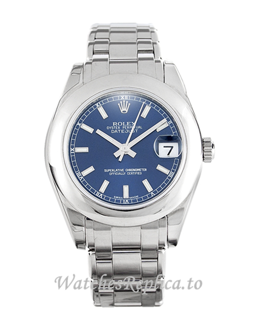 Rolex Datejust Special Edition Blue Dial 81209 31MM - WatchesReplica.is