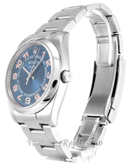 Rolex Air-King Blue Dial 114200 - WatchesReplica.is